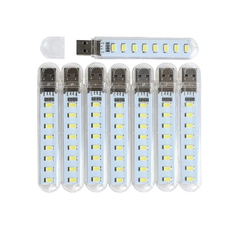 USB strip light - mini LED lamp - emergency lighting - 8 piecesLights & lighting