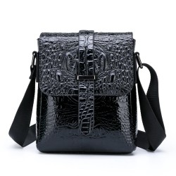 Vintage shoulder bag - crocodile skin patternBags
