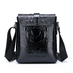 Vintage shoulder bag - crocodile skin patternBags