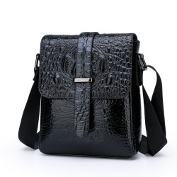 Vintage shoulder bag - crocodile skin patternBags