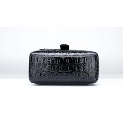 Vintage shoulder bag - crocodile skin patternBags