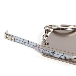 Metal measure tape - keychainKeyrings
