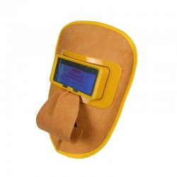 Auto darkening welding helmet - solar - leather maskHelmets
