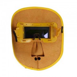 Auto darkening welding helmet - solar - leather maskHelmets