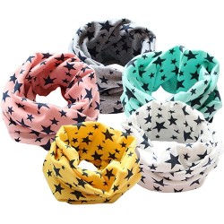 Kids round cotton scarf - stars printedHats & caps