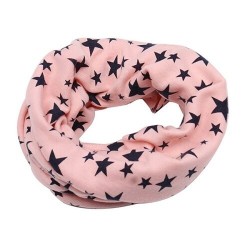 Kids round cotton scarf - stars printedHats & caps