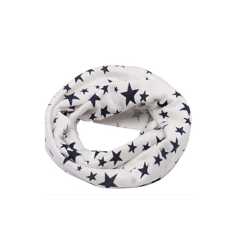 Kids round cotton scarf - stars printedHats & caps