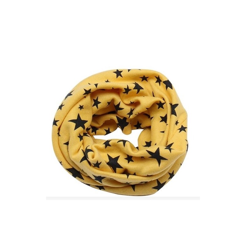 Kids round cotton scarf - stars printedHats & caps