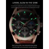 CHENXI - sports Quartz watch - waterproof - leather strap - brown / whiteWatches