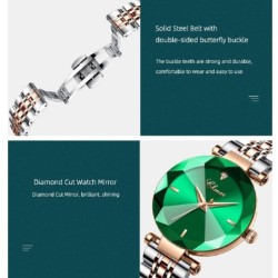 CHENXI - luxury Quartz watch - rose gold - stainless steel - waterproof - redWatches