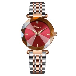 CHENXI - luxury Quartz watch - rose gold - stainless steel - waterproof - redWatches