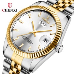 CHENXI - luxury Quartz watch - chronograph - double calendar - waterproof - stainless steelWatches