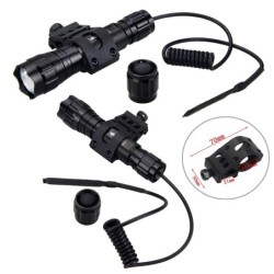 Q5 T6 - 5000lm - LED flashlight - 18650 battery - USB charger - green lightTorches