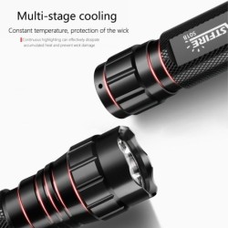 Q5 T6 - 5000lm - LED flashlight - 18650 battery - USB charger - green lightTorches