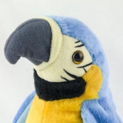 Plush talking parrot - repeats what you say - waves its wings - plush toyCuddly toys