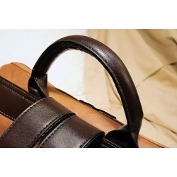 Vintage leather backpack - shoulder bag - large capacityBackpacks