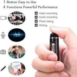 4 in 1 pen - FHD 1080P camera - photos - video / audio recording - writing penPens & Pencils