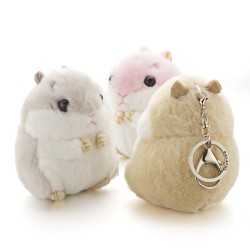 Mini hamster pendant - keychainKeyrings