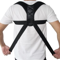 Adjustable back posture corrector - spine / back / shoulder brace - support beltMassage