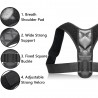 Adjustable back posture corrector - spine / back / shoulder brace - support beltMassage