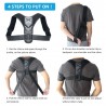 Adjustable back posture corrector - spine / back / shoulder brace - support beltMassage