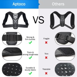 Adjustable back posture corrector - spine / back / shoulder brace - support beltMassage