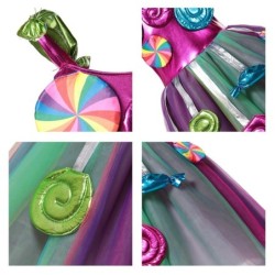 Princess dress - lollipops / candy / rainbow colors - girls costumeCostumes