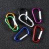Metal carabiner - keychain - clip-lock buckle - D-shape - 10 piecesKeyrings
