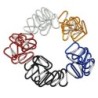 Metal carabiner - keychain - clip-lock buckle - D-shape - 10 piecesKeyrings