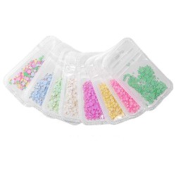 Luminous crystals - rhinestones nail decoration - mixed sizesNail polish