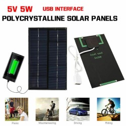 USB solar panel - fast charger - 5WSolar panels