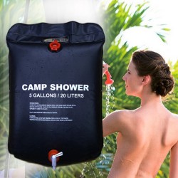 Camp shower bag - solar energy heated - PVC - 20LOutdoor & Camping