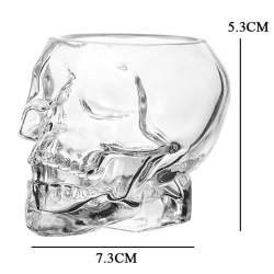 Skull head - shot drink glas - 80 mlBar supply