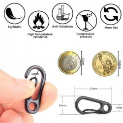 Mini carabiner - clip - hook - keychain - for bottles / keys - 5 piecesSurvival tools