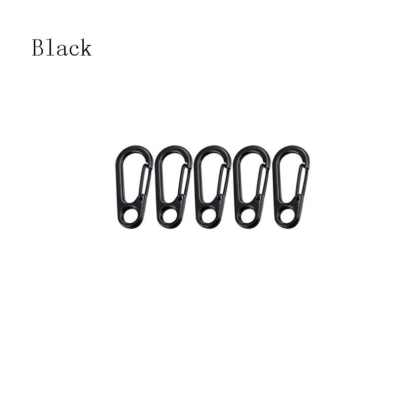 Mini carabiner - clip - hook - keychain - for bottles / keys - 5 piecesSurvival tools