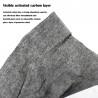 Protective face / mouth masks - disposable - 4-layer - black - 50 piecesMouth masks
