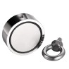 Double sided neodymium magnet - fishing magnet - with eyebolt - 300Kg - D60mmMagnets