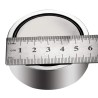 Double sided neodymium magnet - fishing magnet - with eyebolt - 300Kg - D60mmMagnets