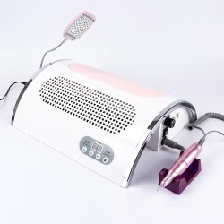 All in 1 - nail dryer / nail dust collector / nail drill - LED UV lamp - 54W - 25000RPMEquipment