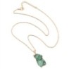 Natural crystal stone pendant - with necklaceNecklaces