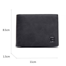 Short leather wallet - cards holder - with zipperWallets