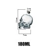 Skull shaped glass decanter - for vodka / whiskey / wine - 180ml - 400ml - 750mlBar supply