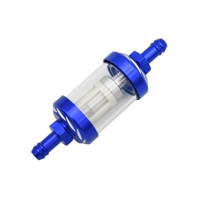 Motorcycle gas / petrol / oil filter - universal - 8 mmMotorbike parts