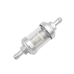 Motorcycle gas / petrol / oil filter - universal - 8 mmMotorbike parts