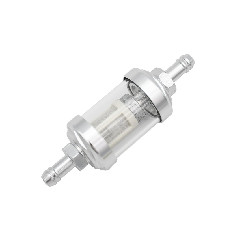 Motorcycle gas / petrol / oil filter - universal - 8 mmMotorbike parts
