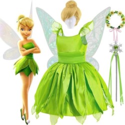 Tinkerbell / green flower fairy - girl costumeCostumes