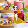 Farm / jungle animals - fruit / desserts forks - 10 piecesCutlery