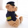 Pilot / captain teddy bear - flight attendant - plush toyCuddly toys