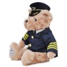 Pilot / captain teddy bear - flight attendant - plush toyCuddly toys