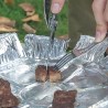 Folding stainless steel tableware - spoon / knife / bottle opener - camping / travel kitSurvival tools